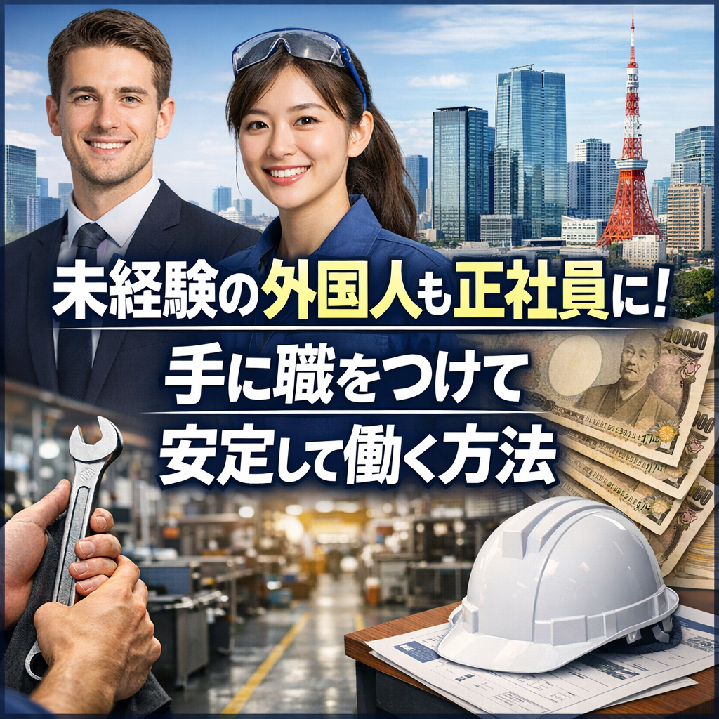 未経験の外国人も正社員に！手に職をつけて安定して働く方法